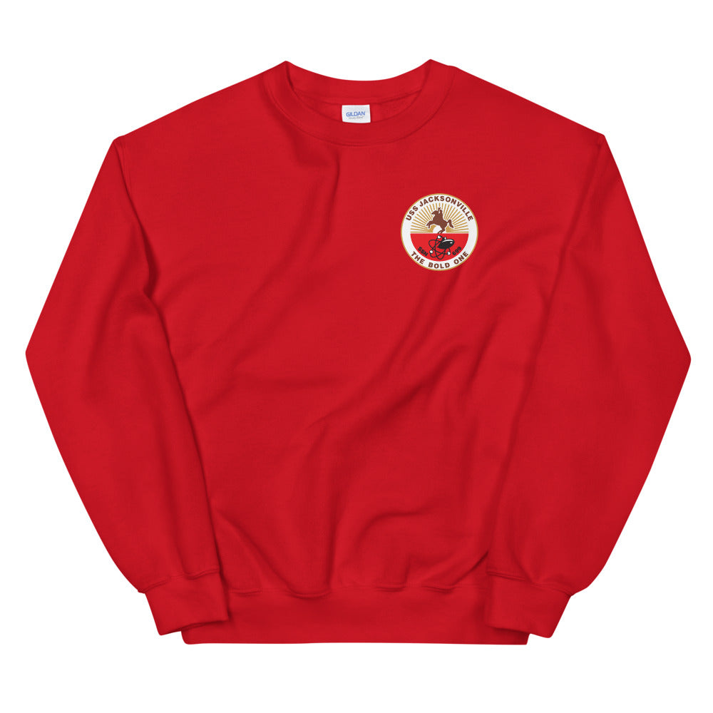 USS Jacksonville (SSN-699) Ship's Crest Sweatshirt