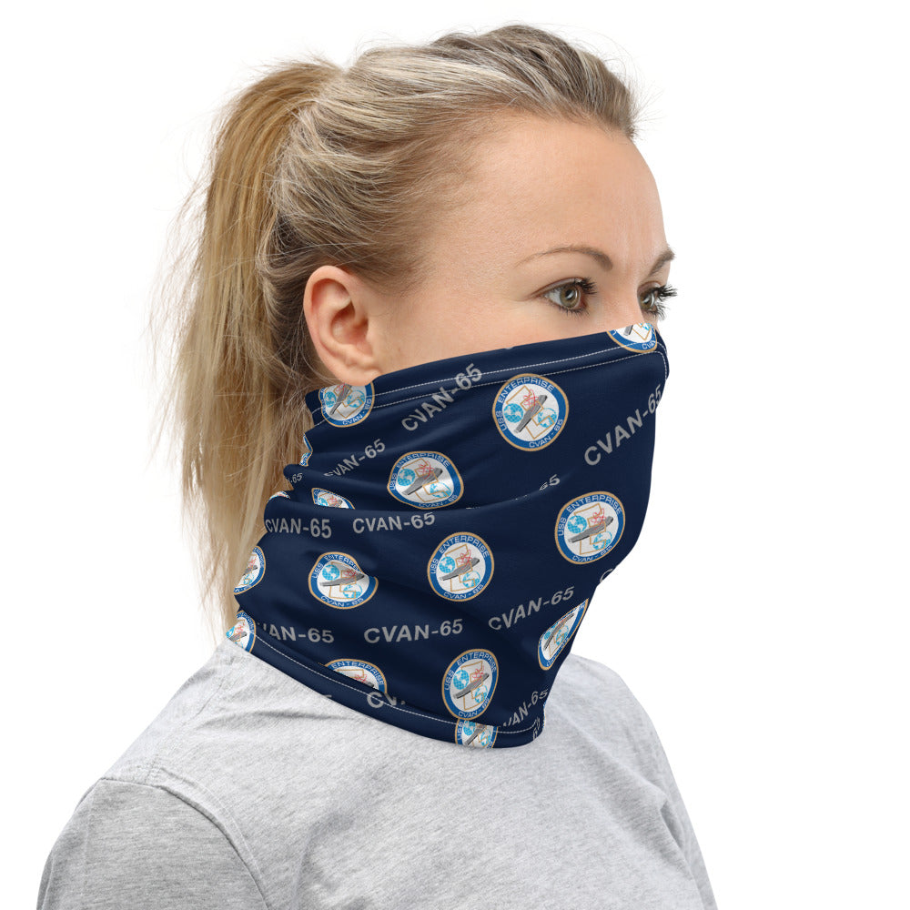 USS Enterprise (CVAN-65) w/ hull number Neck Gaiter