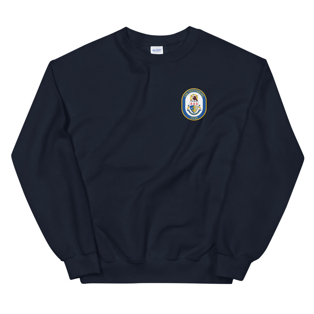 USS Gettysburg (CG-64) Ship's Crest Sweatshirt