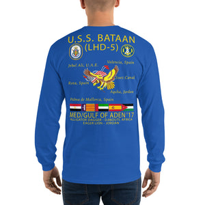 USS Bataan (LHD-5) 2017 Long Sleeve Cruise Shirt