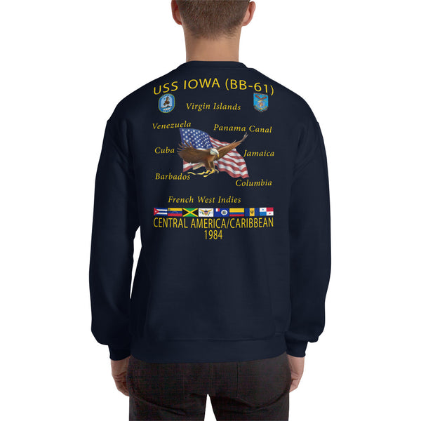 USS Iowa (BB-61) 1984 Cruise Sweatshirt