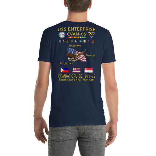 USS Enterprise (CVAN-65) 1971-72 Cruise Shirt