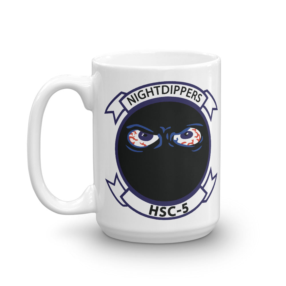 HSC-5 Nightdippers Squadron Crest Mug