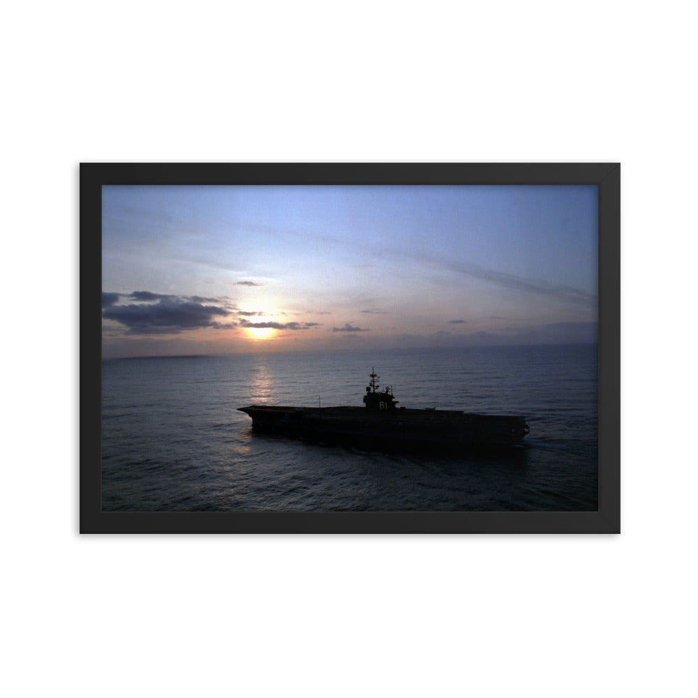 USS Ranger (CV-61) Framed Ship Photo