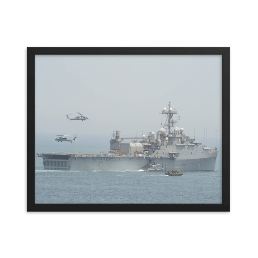 USS Ponce (LPD-15) Framed Ship Photo