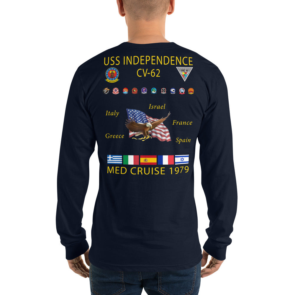 USS Independence (CV-62) 1979 Long Sleeve Cruise Shirt