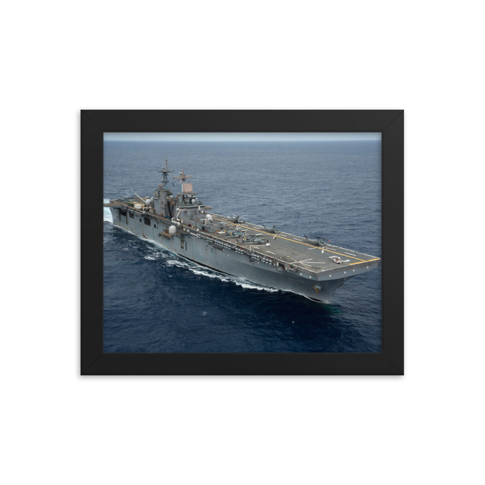USS Essex (LHD-2) Framed Ship Photo
