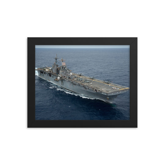 USS Essex (LHD-2) Framed Ship Photo