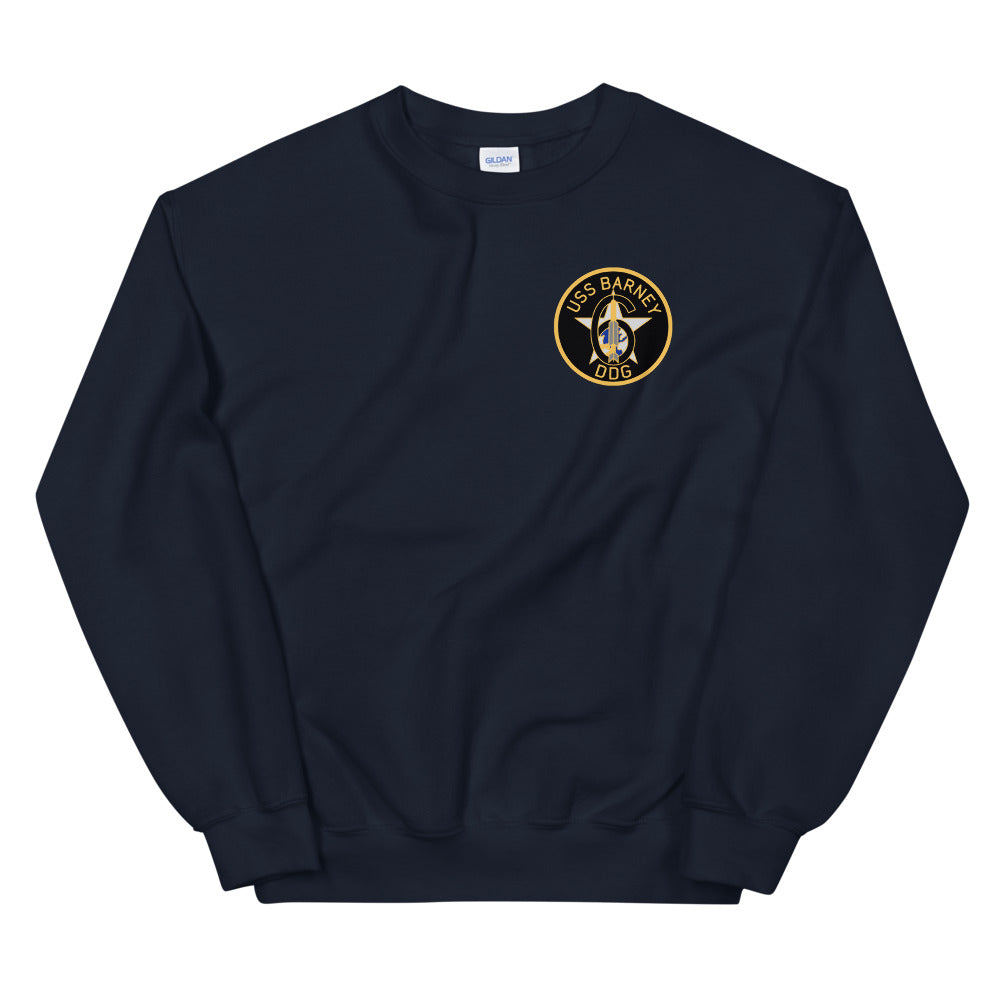 USS Barney (DDG-6) Ship's Crest Sweatshirt