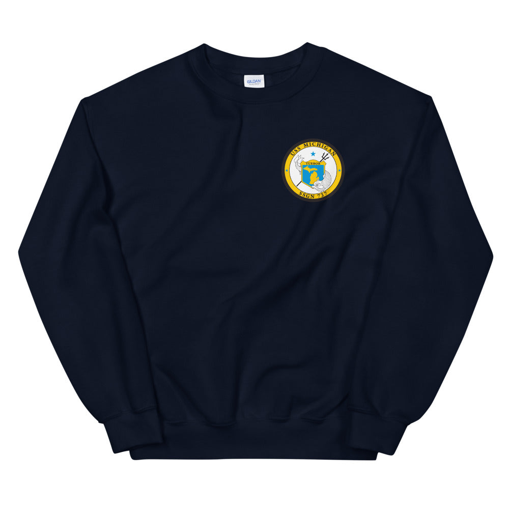 USS Michigan (SSGN-727) Ship's Crest Sweatshirt