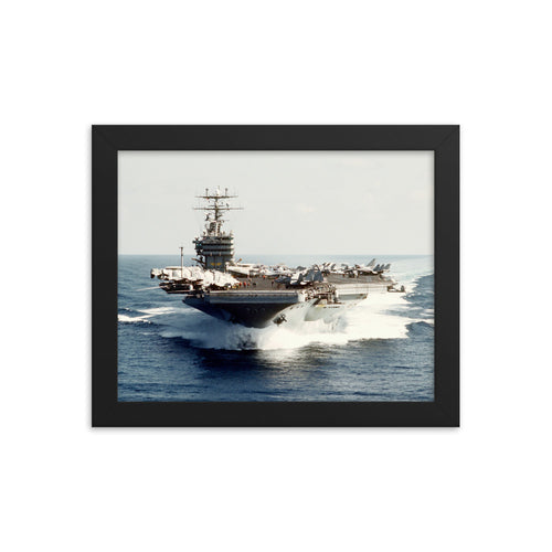 USS Abraham Lincoln (CVN-72) Framed Ship Photo