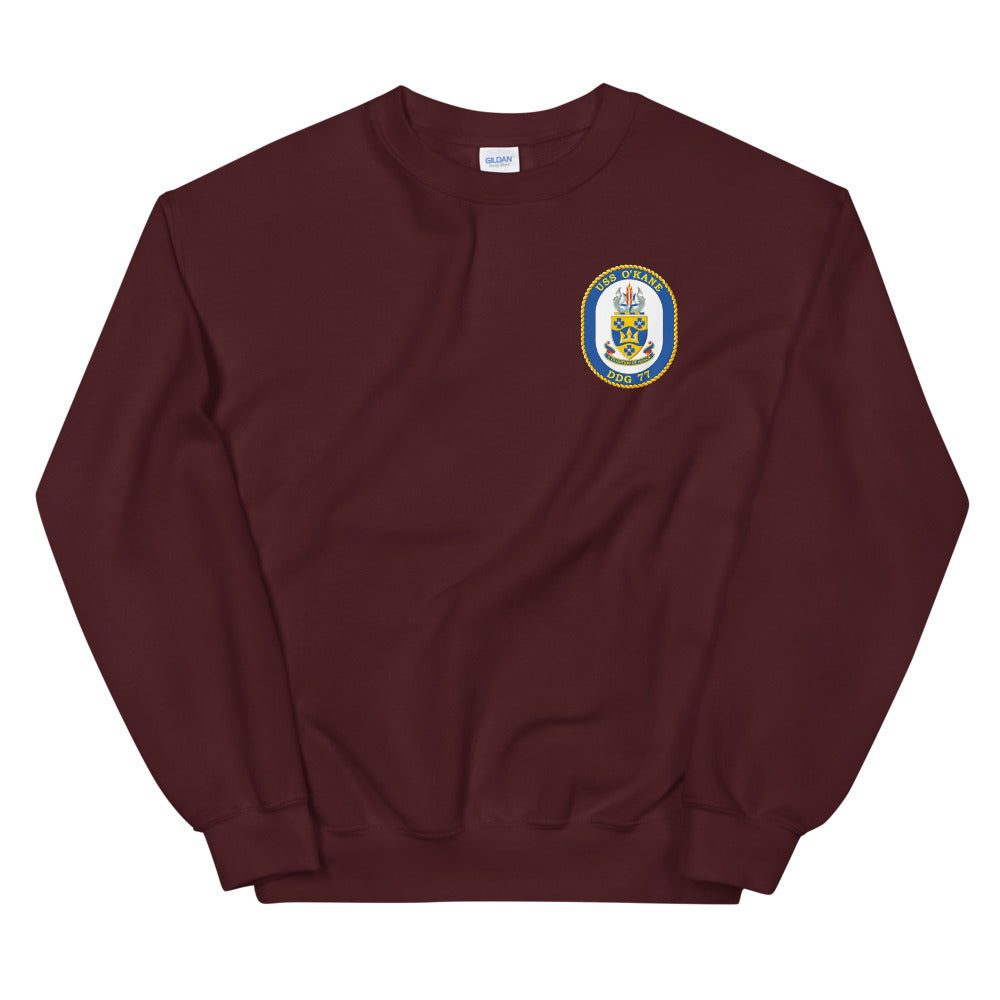 USS O'Kane (DDG-77) Ship's Crest Sweatshirt