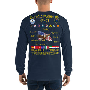 USS George Washington (CVN-73) 2000 Long Sleeve Cruise Shirt