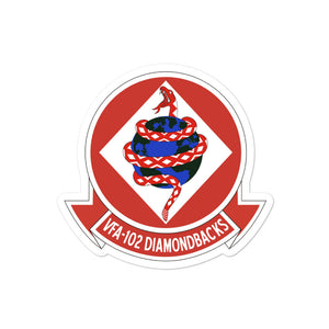 VFA-102 Diamondbacks Squadron Crest Vinyl Sticker