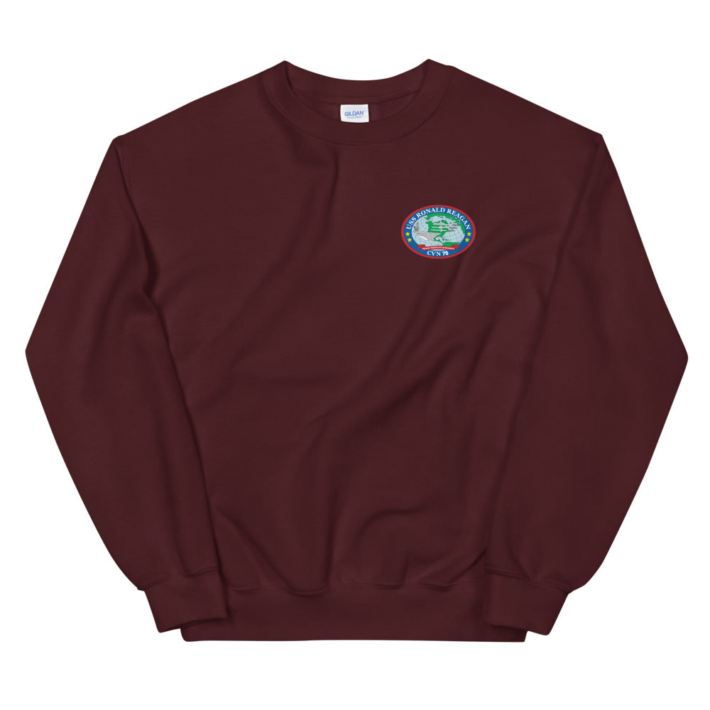USS Ronald Reagan (CVN-76) Ship's Crest Sweatshirt