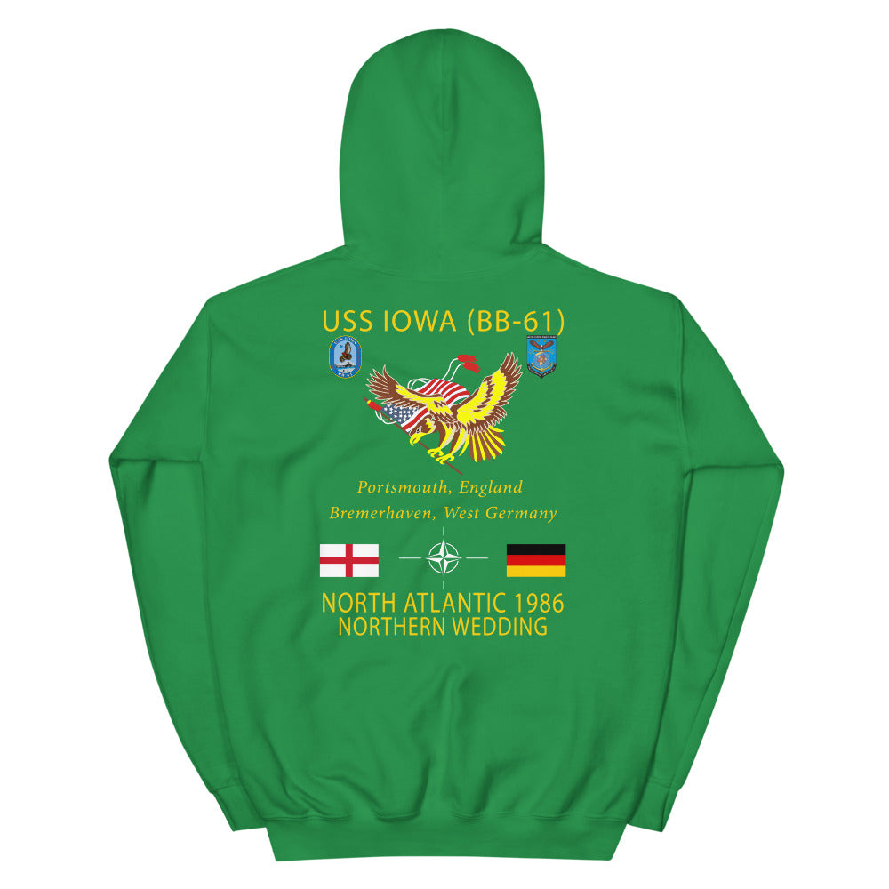 USS Iowa (BB-61) 1986 Cruise Hoodie