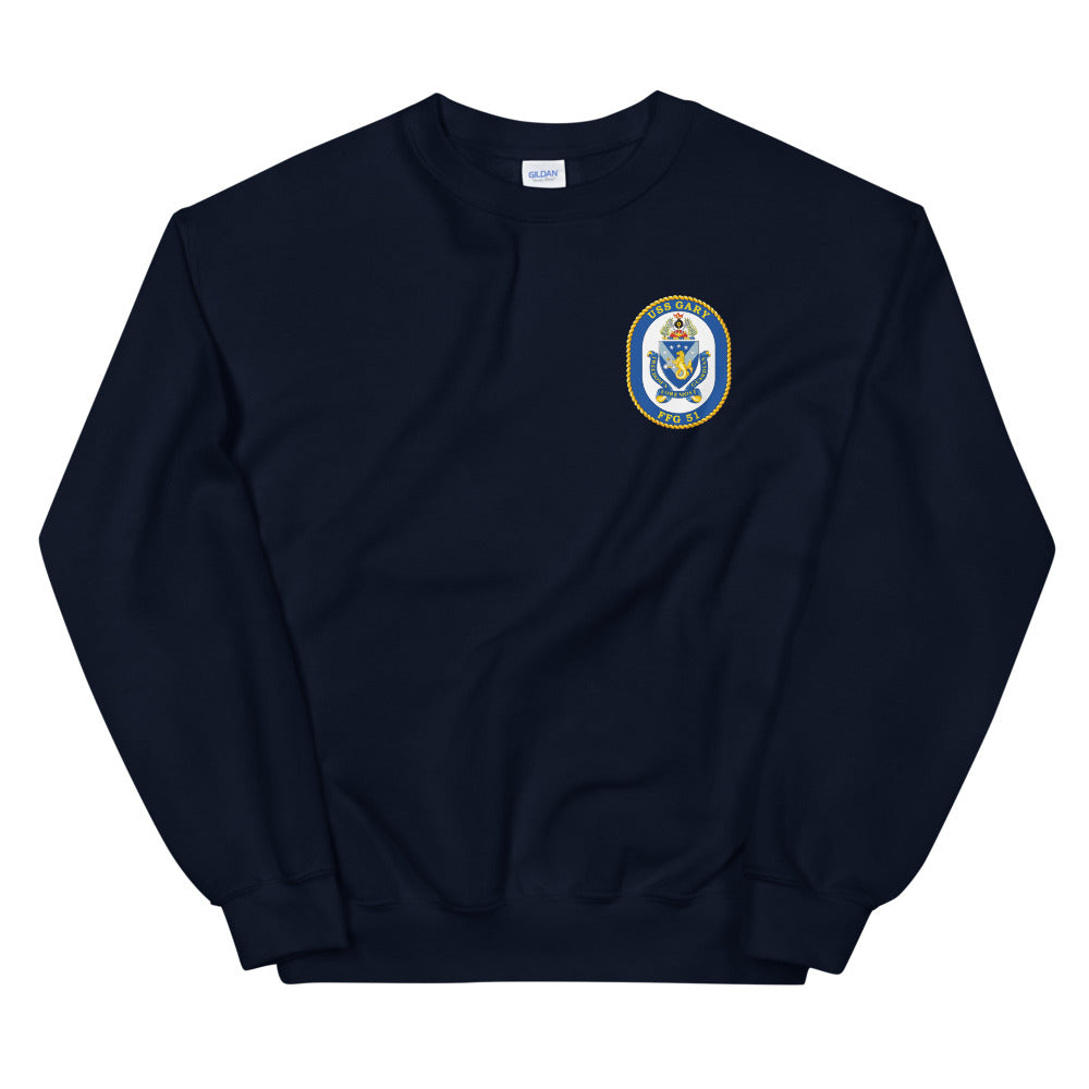 USS Gary (FFG-51) Ship's Crest Sweatshirt