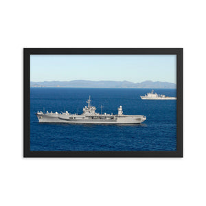 USS Blue Ridge (LCC-19) Framed Ship Photo