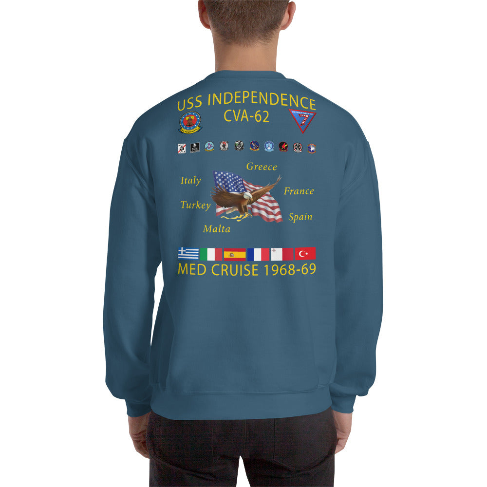 USS Independence (CVA-62) 1968-69 Cruise Sweatshirt
