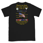USS Carl Vinson (CVN-70) 1998-99 Cruise Shirt - Family