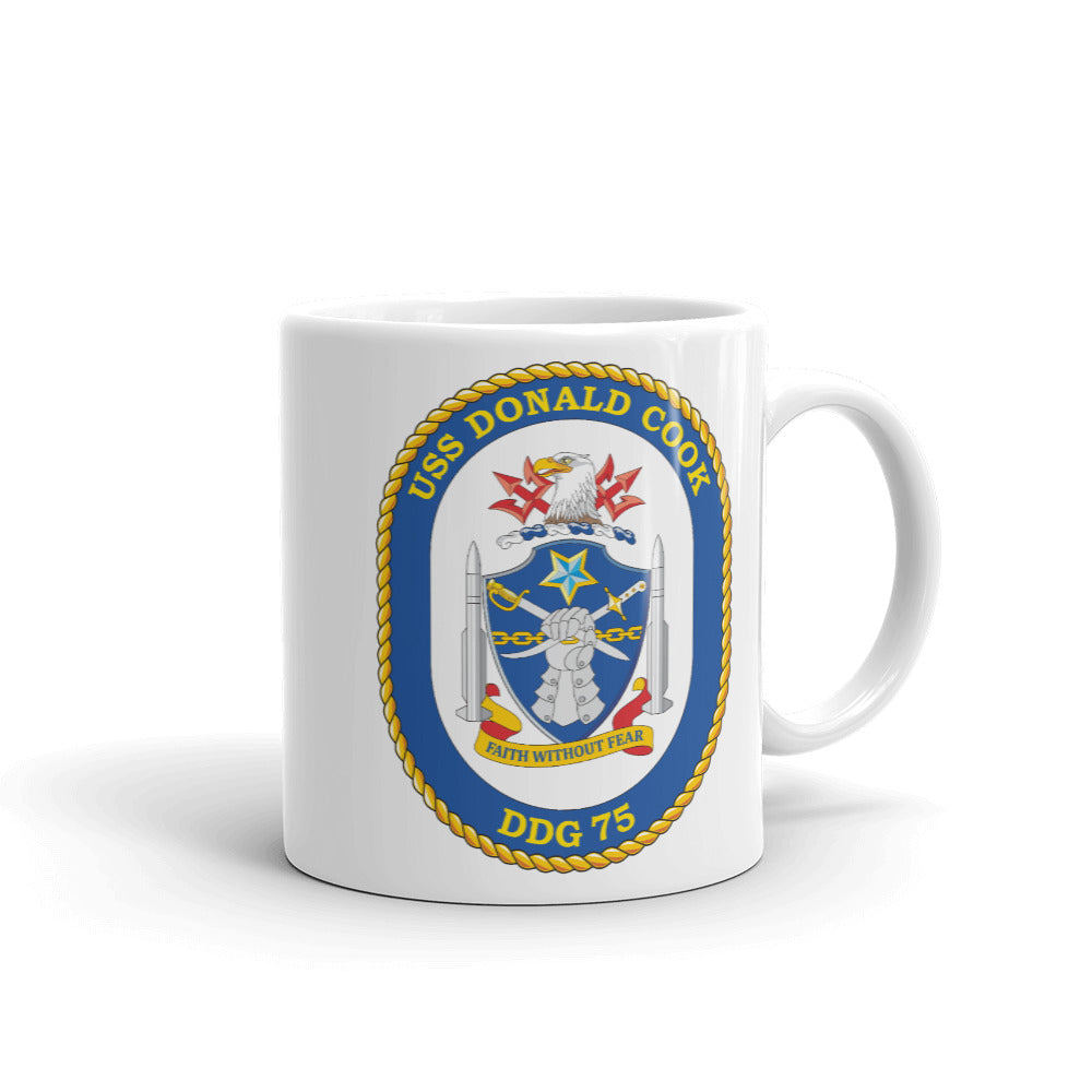 USS Donald Cook (DDG-75) Ship's Crest Mug