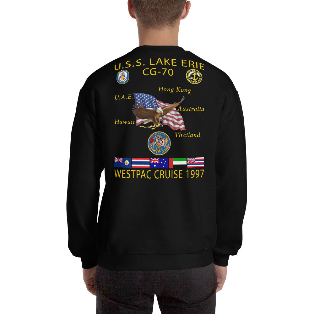 USS Lake Erie (CG-70) 1997 Cruise Sweatshirt