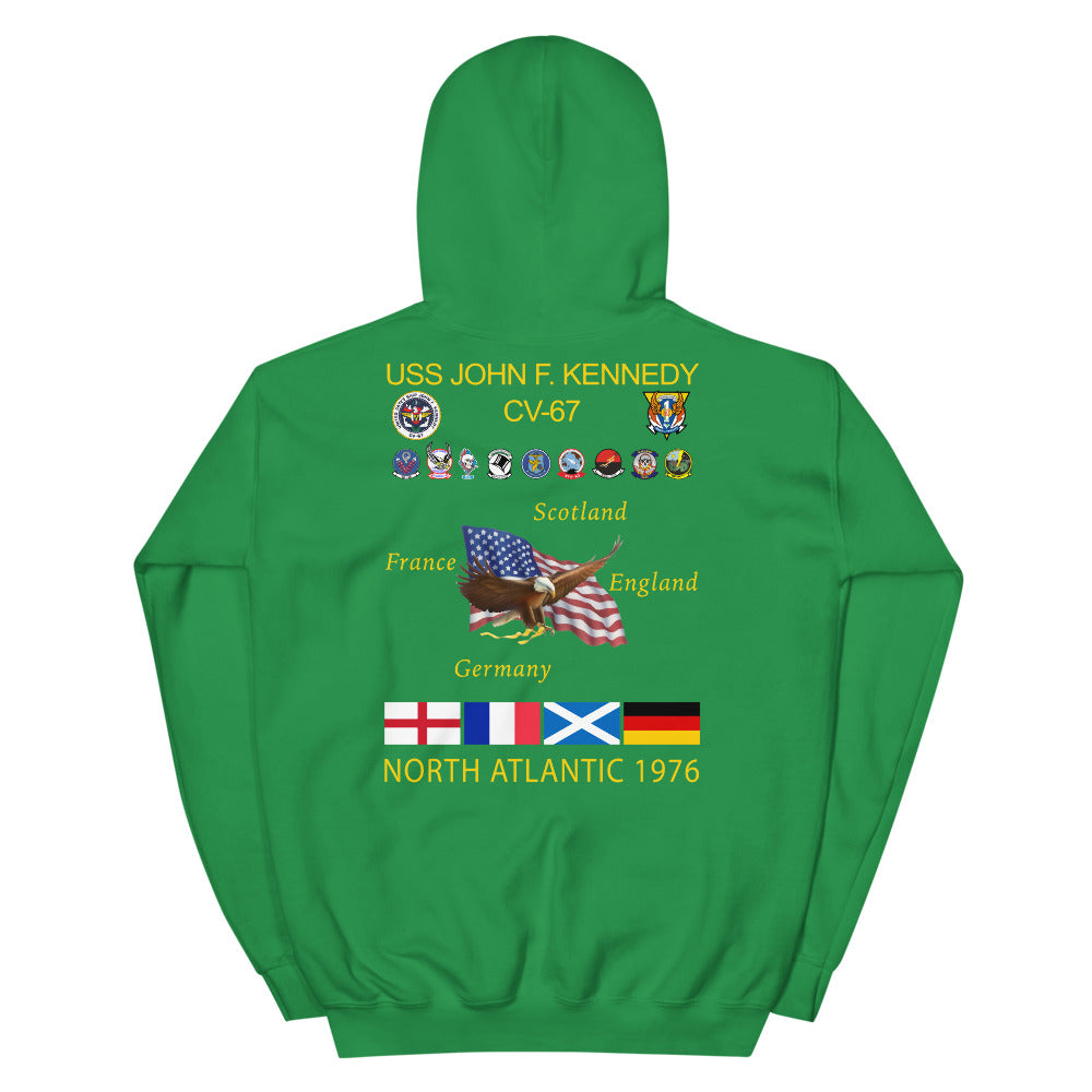 USS John F. Kennedy (CV-67) 1976 Cruise Hoodie