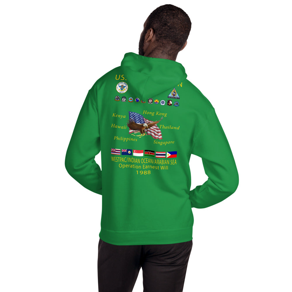 USS Carl Vinson (CVN-70) 1988 Cruise Hoodie