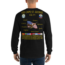 Load image into Gallery viewer, USS Cape St George (CG-71) 2000 Long Sleeve Cruise Shirt