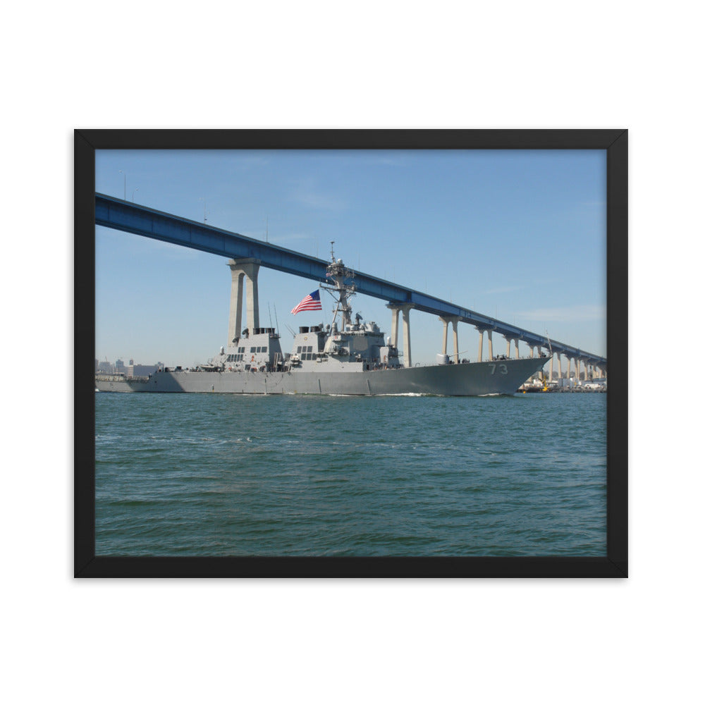 USS Decatur (DDG-73) Framed Ship Photo