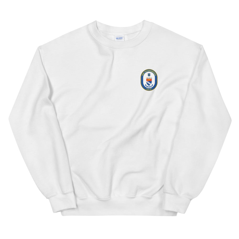 USS Ticonderoga (CG-47) Ship's Crest Sweatshirt
