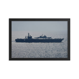 USS Vella Gulf (CG-72) Framed Ship Photo