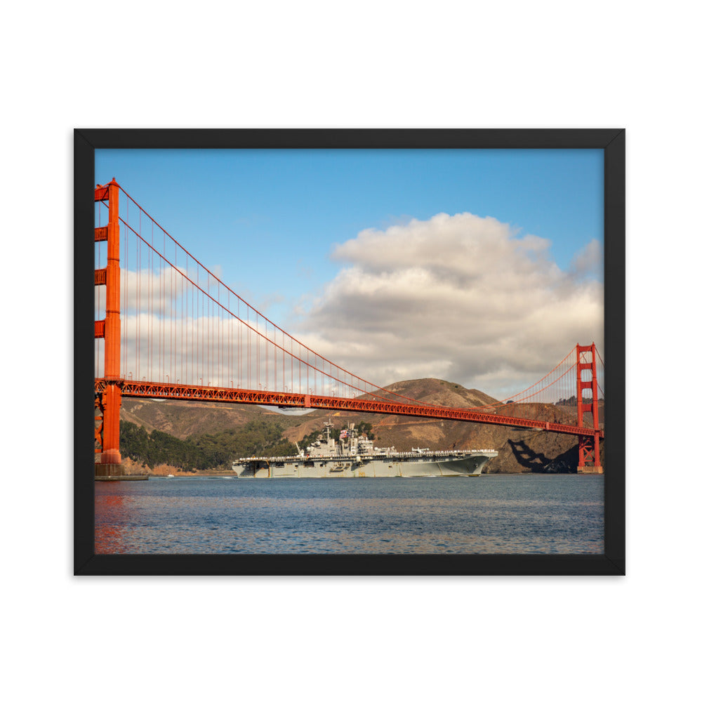 USS Bonhomme Richard (LHD-6) Framed Ship Photo