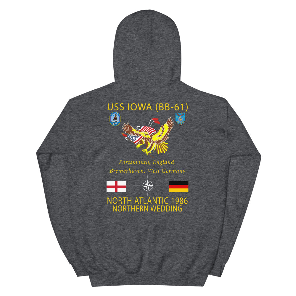 USS Iowa (BB-61) 1986 Cruise Hoodie