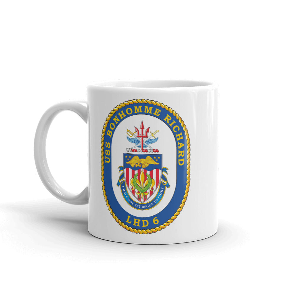 USS Bonhomme Richard (LHD-6) Ship's Crest Mug