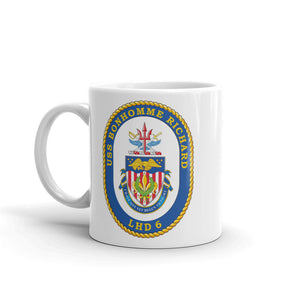 USS Bonhomme Richard (LHD-6) Ship's Crest Mug