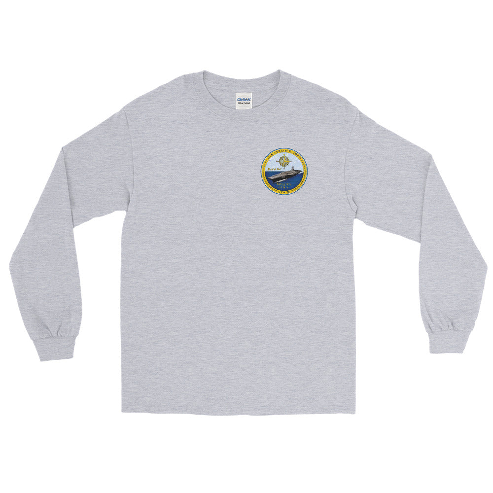 USS Gerald R. Ford (CVN-78) Ship's Crest Long Sleeve Shirt