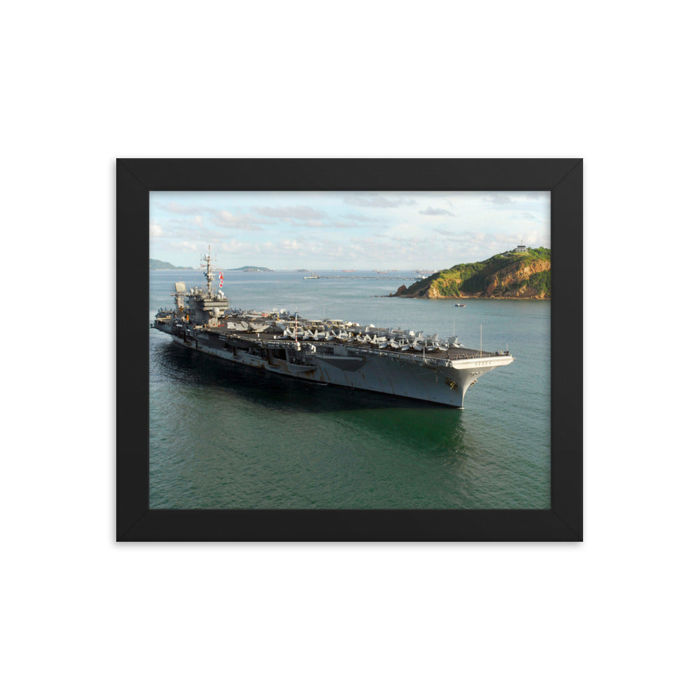 USS Kitty Hawk (CV-63) Framed Ship Photo