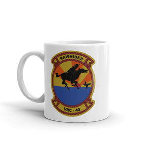 VRC-40 Rawhides Squadron Crest Mug