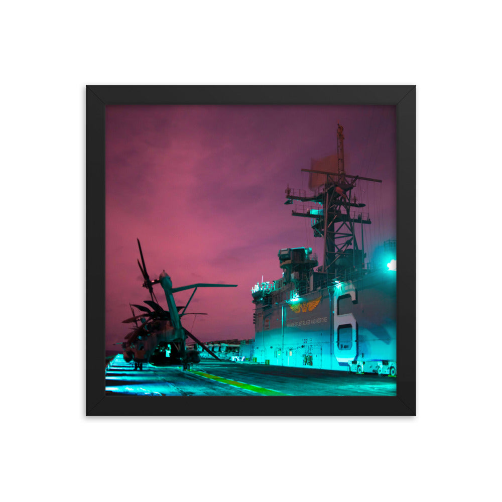 USS Bonhomme Richard (LHD-6) Framed Ship Photo