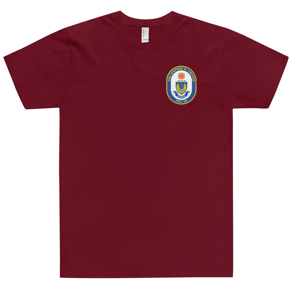 USS Stephen W. Groves (FFG-29) Ship's Crest Shirt