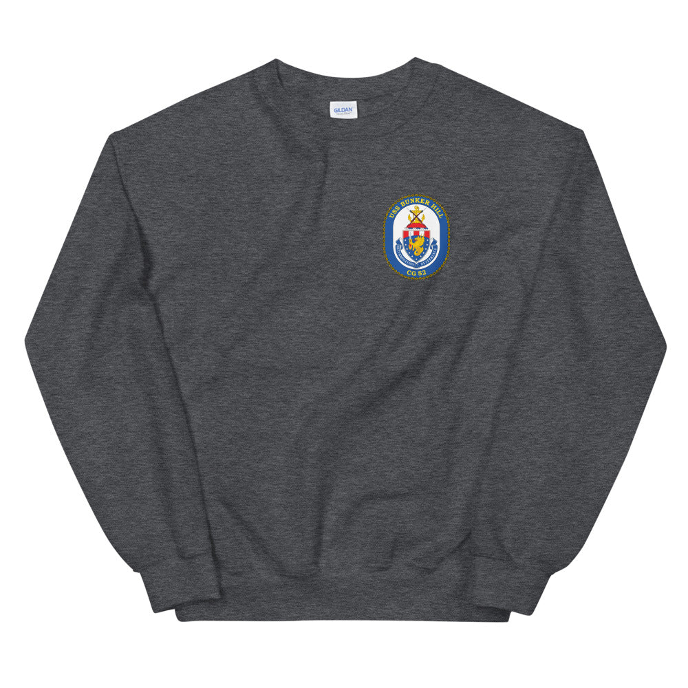 USS Bunker Hill (CG-52) Ship's Crest Sweatshirt