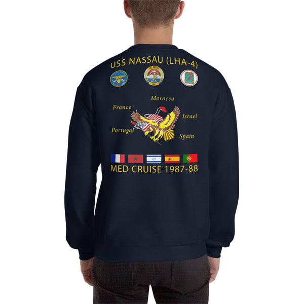 USS Nassau (LHA-4) 1987-88 Cruise Sweatshirt