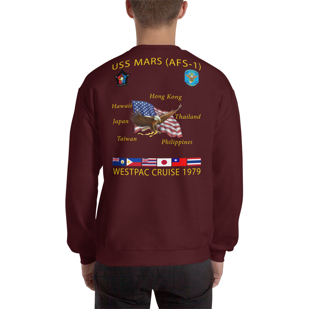 USS Mars (AFS-1) 1979 Cruise Sweatshirt