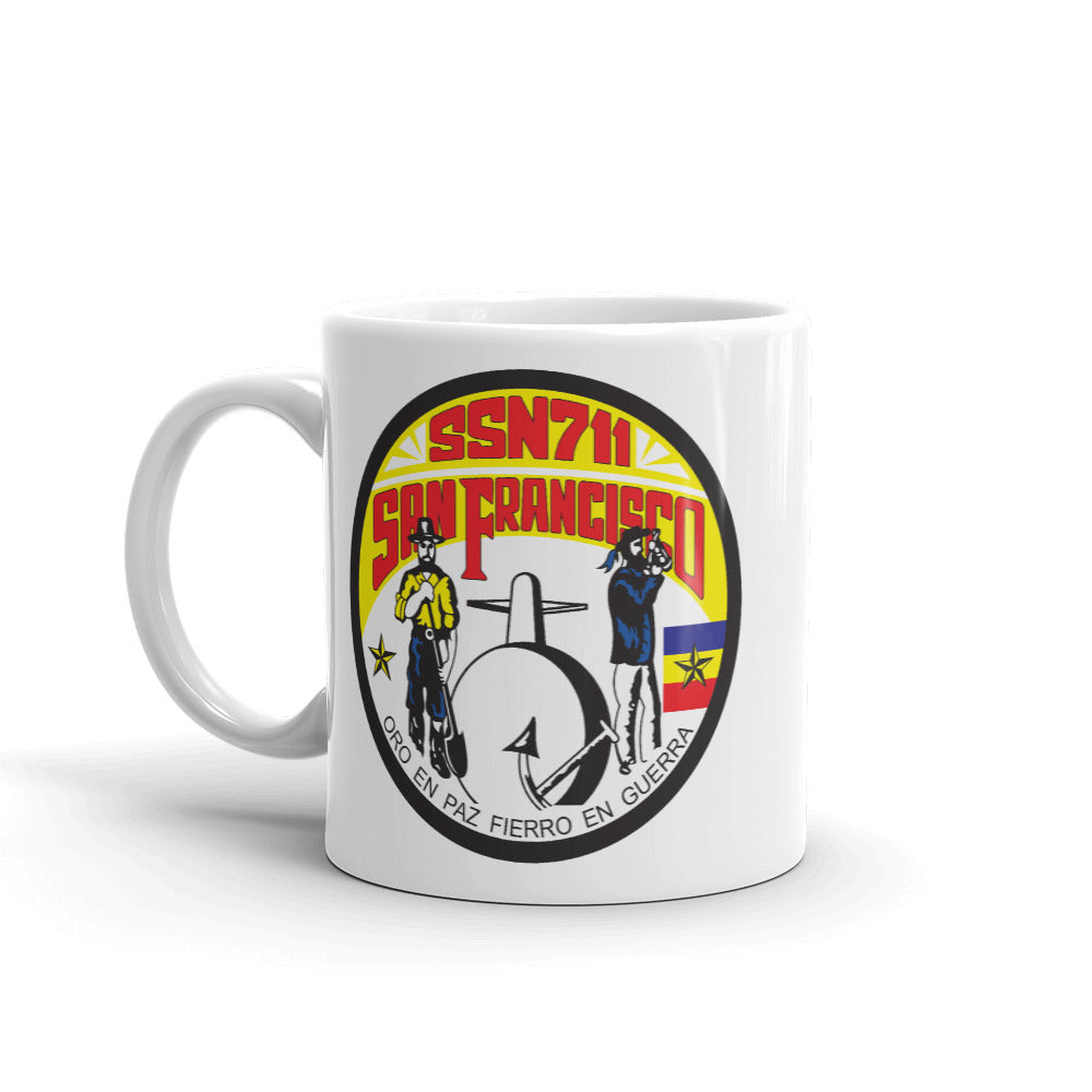 USS San Francisco (SSN-711) Ship's Crest Mug