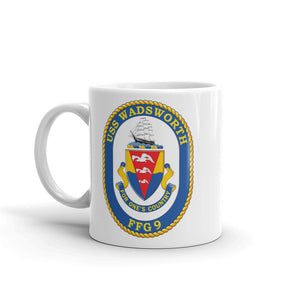 USS Wadsworth (FFG-9) Ship's Crest Mug