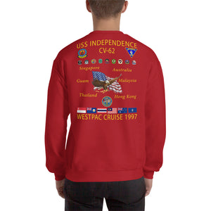 USS Independence (CV-62) 1997 Cruise Sweatshirt