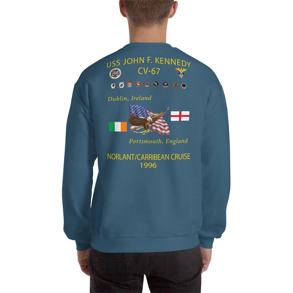 USS John F. Kennedy (CV-67) 1996 Cruise Sweatshirt