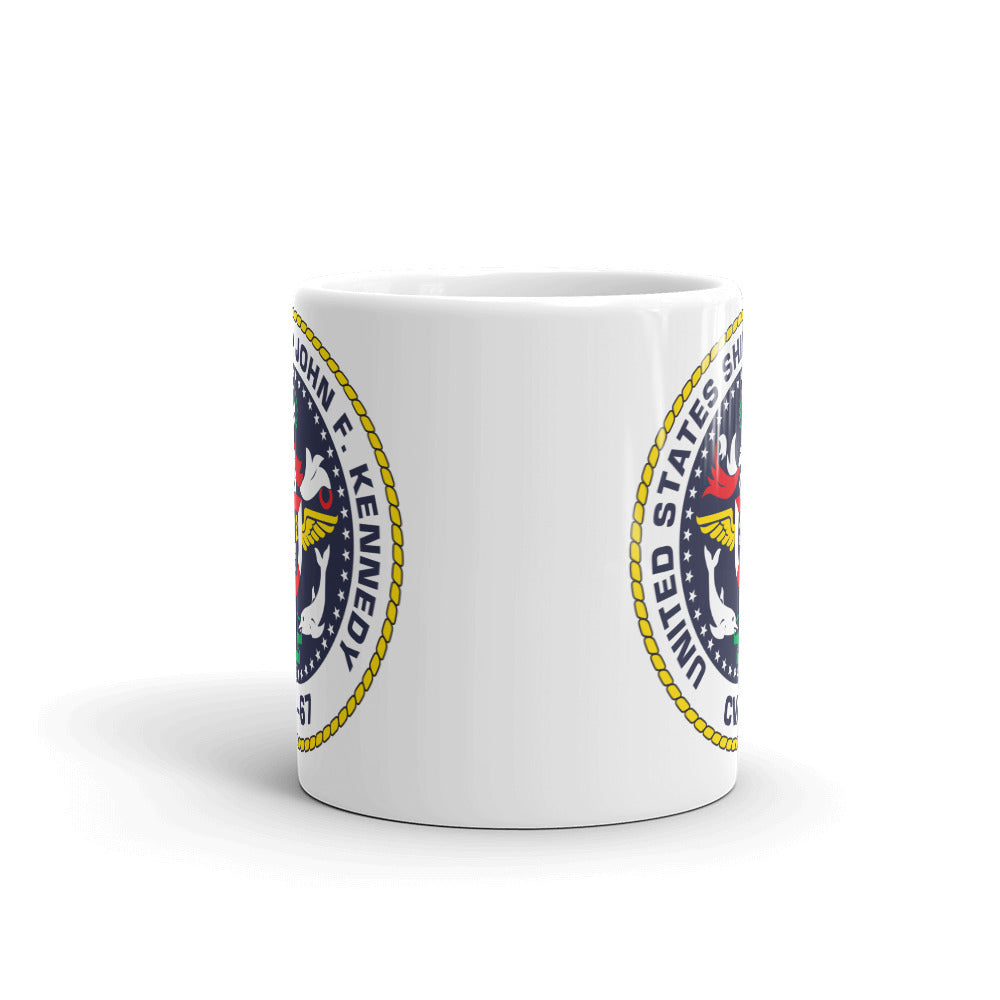 USS John F. Kennedy (CVA-67) Ship's Crest Mug