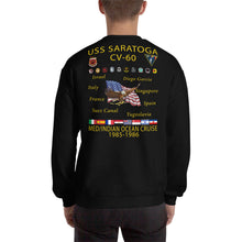 Load image into Gallery viewer, USS Saratoga (CV-60) 1985-86 Cruise Sweatshirt